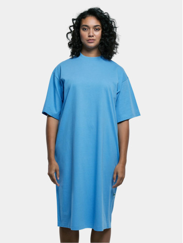 Urban Classics / jurk Ladies Organic Long Oversized Tee in blauw