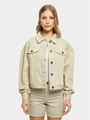 Urban Classics Jacket -XS- Oversized Colored Denim Groen
