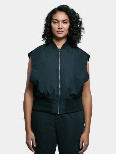 Urban Classics Mouwloos jacket -L- Recycled Short Bomber Vest Zwart