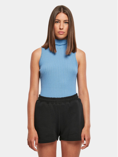Urban Classics Bodysuit -4XL- Rib Knit Sleeveless Blauw