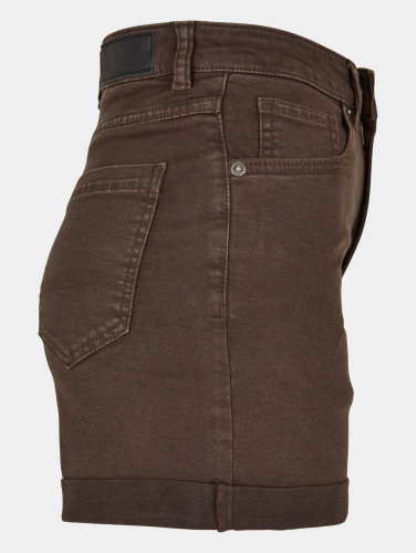 Urban Classics Korte broek -Taille, 34 inch- Colored Stretch Denim Bruin