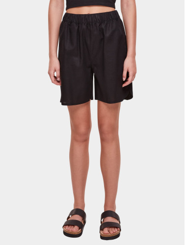 Urban Classics / shorts Ladies Linen Mixed in zwart