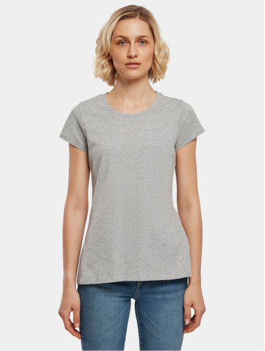 Build Your Brand / t-shirt Ladies Basic in grijs