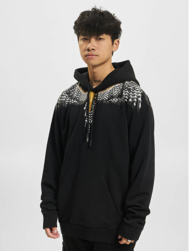 Marcelo Burlon / Hoody Grizzly Wings Regular in zwart