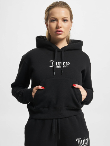 Juicy Couture / Hoody Fleece With Graphic in zwart