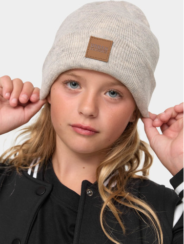 Urban Classics Kinder beanie -Kids 110- Logopatch 2-Pack Roze