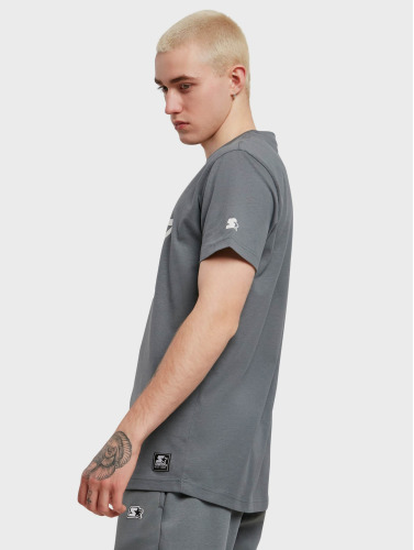 Starter Black Label Heren Tshirt -XL- Logo Grijs