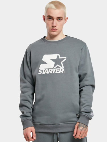Starter Black Label Crewneck sweater/trui -XXL- Logo Grijs