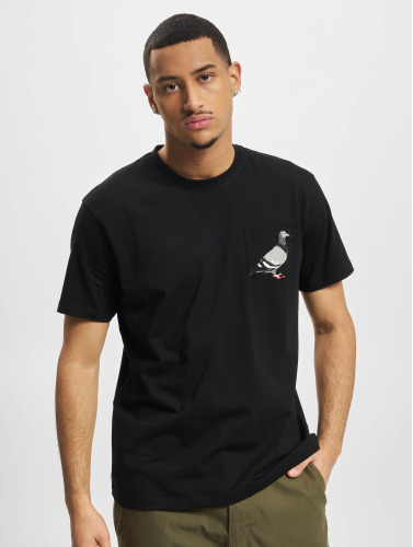 Staple / t-shirt Pigeon Pocket in zwart