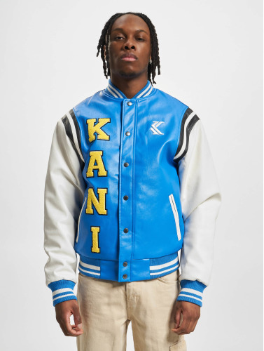 Karl Kani / Baseball jack Og Smiley College in blauw