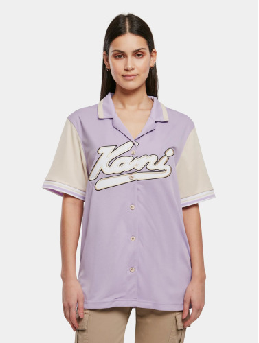 Karl Kani / overhemd Varsity Block Baseball in paars
