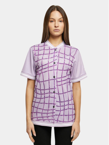 Karl Kani / overhemd Varsity Stripe Baseball in rose