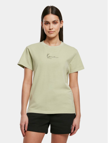 Karl Kani / t-shirt Signature Washed in groen
