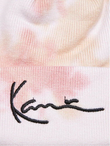 Karl Kani / Beanie Signature Tiedye Fisherman in pink