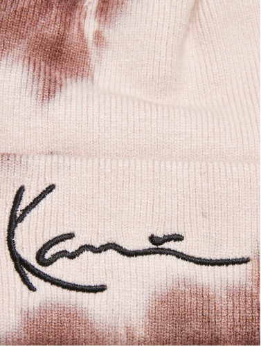 Karl Kani / Beanie Signature Tiedye Fisherman in bruin