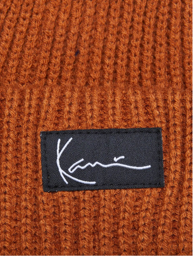 Karl Kani / Beanie Signature Fisherman in bruin