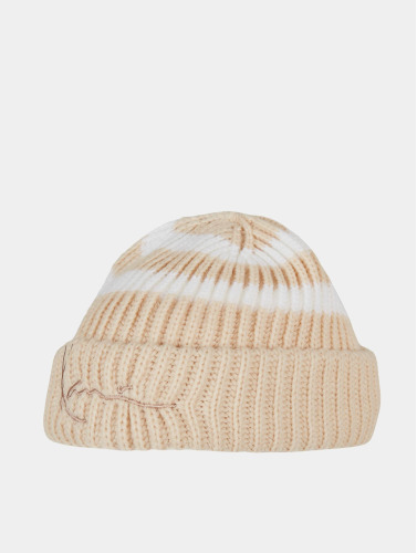 Karl Kani / Beanie Signature Fine Rib Fisherman in beige