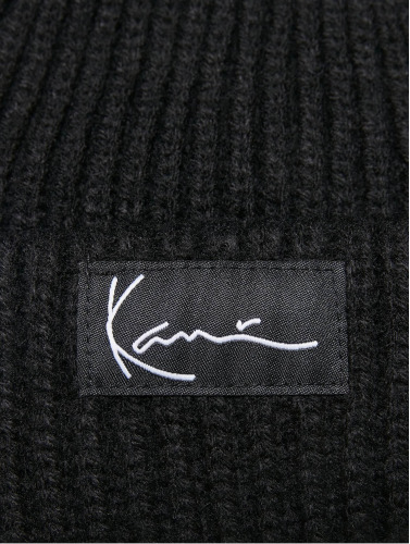 Karl Kani / Beanie Signature Fisherman in zwart