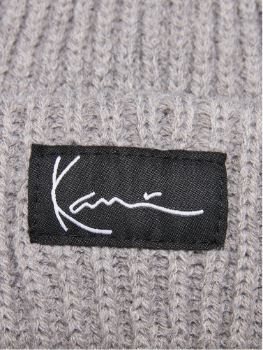Karl Kani / Beanie Signature Fisherman in grijs