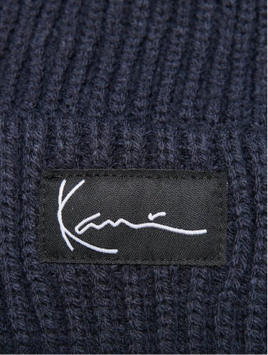 Karl Kani / Beanie Signature Fisherman in blauw