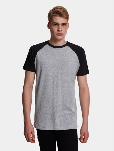 Urban Classics / t-shirt Raglan Contrast in grijs