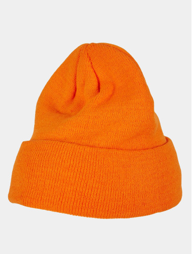 Build Your Brand / Beanie Heavy Knit in oranje