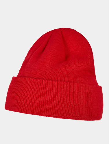 Build Your Brand / Beanie Heavy Knit in rood