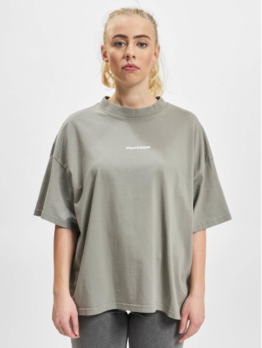 PEGADOR / t-shirt Bel Air Heavy Oversized in grijs
