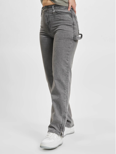 PEGADOR / Loose fit jeans Wabanda Wide Zip Loose Fit in grijs