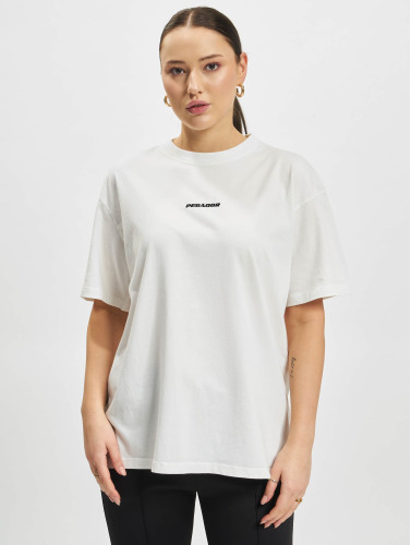 PEGADOR / t-shirt Beverly Logo Oversized in wit