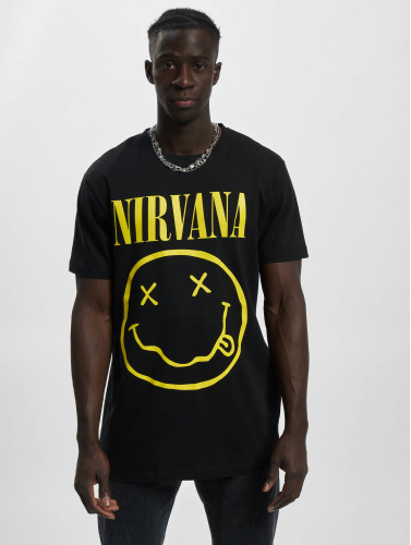 Merchcode / t-shirt Nirvana Lithium in zwart