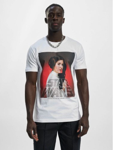 Merchcode Star Wars Heren Tshirt -XL- Princess Leia Wit