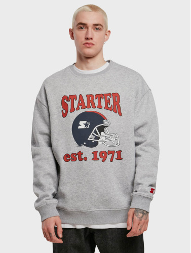 Starter Black Label Crewneck sweater/trui -L- Football Grijs