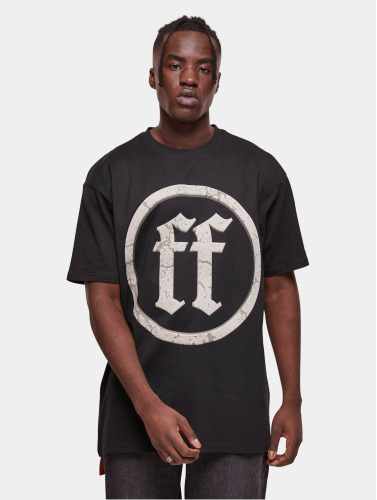 Forgotten Faces / t-shirt Faces Camo Logo Heavy Oversized in zwart