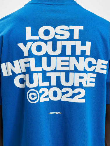 Lost Youth / t-shirt ''Culture'' in blauw
