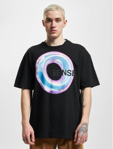 9N1M SENSE / t-shirt Chrome Halo in zwart