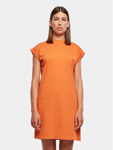 Urban Classics Korte jurk -XS- Turtle Extended Shoulder Oranje
