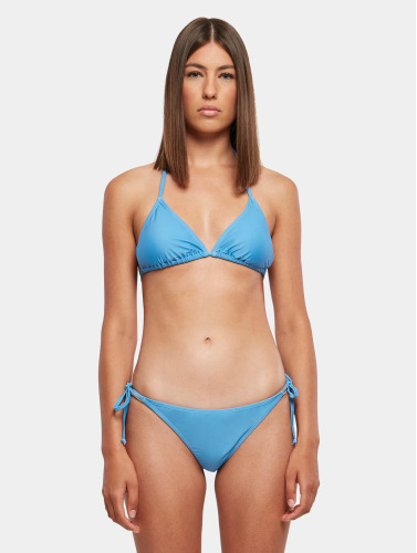 Urban Classics Bikini set -S- Recycled Triangle Blauw