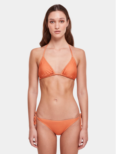 Urban Classics Bikini set -L- Recycled Triangle Oranje