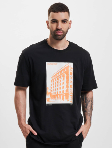 Only & Sons / t-shirt Frankie Reg Acent Photoprint in zwart