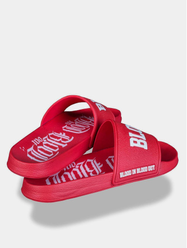 Amstaff / Slipper/Sandaal Blood In Blood Out Logo in rood