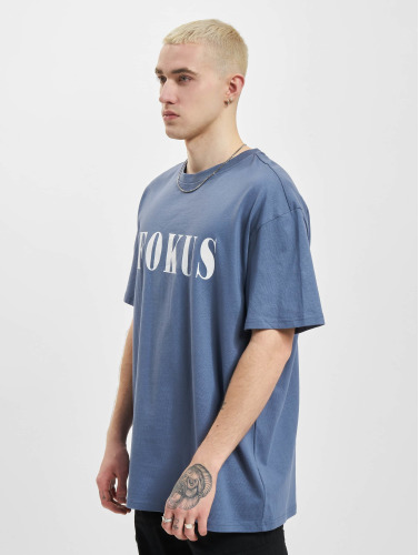 FOKUS x DEF / t-shirt Plain in blauw