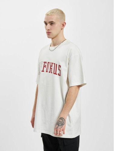 FOKUS x DEF / t-shirt College in wit