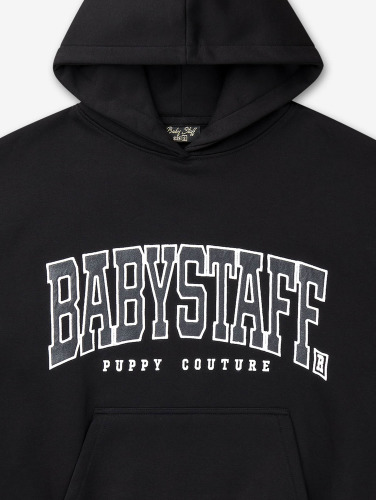 Babystaff / Hoody College Oversized in zwart