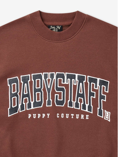 Babystaff / trui College Oversized in bruin