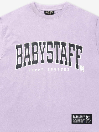 Babystaff / t-shirt College Oversized in paars