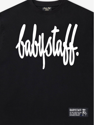 Babystaff / t-shirt Fast Oversized in zwart