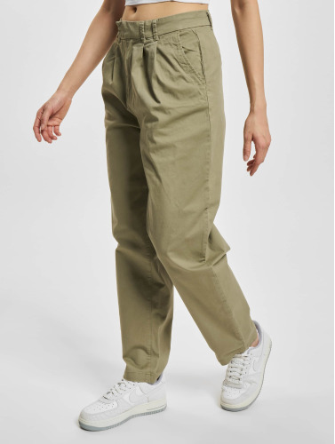 Only / Chino Evelyn Loose Pleat in groen