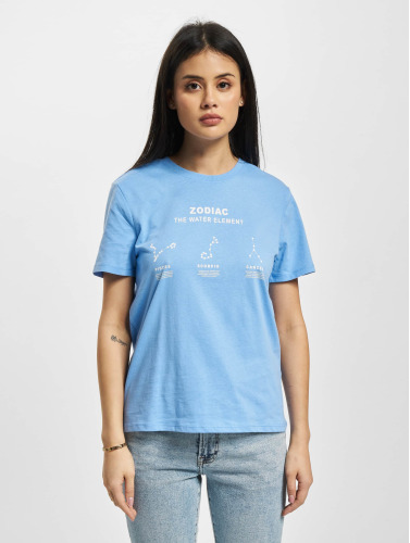 Only / t-shirt Zodiac Box in blauw