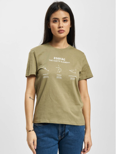 Only / t-shirt Zodiac Box in groen